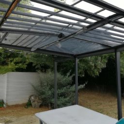 Aménagement de pergola avec fermeture loggia en PVC Vire